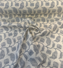 Lola Slate 25000 double rub slate blue geometric upholstery fabric detail