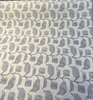 Sunbrella Lola Slate blue gray geometric botanical indoor outdoor upholstery fabric