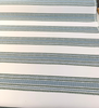 Ripple Stripe Aloe dusty blue sage green woven texture stripe detail