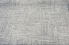 Sunbrella Boro Indigo geometric fabric showing deep navy solid reverse detail
