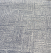 Boro Indigo large scale basketweave navy white crosshatch pattern on the roll