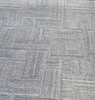 Boro Indigo large scale basketweave navy white crosshatch pattern on the roll