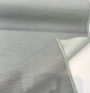 Suelo Mist fine diagonal crosshatch weave texture close-up in mist and off-white