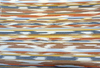 Sunbrella Transformation Canyon terracotta ikat stripe indoor outdoor upholstery fabric