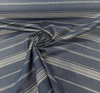 Toro Indigo 30000 double rub bleach cleanable navy pinstripe performance fabric
