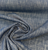 Sailor Indigo deep navy linen look textured solid upholstery fabric detail