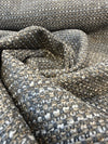 Revolution Tara Charcoal gray and taupe upholstery chenille, 56 inches wide