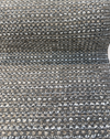 Revolution Tara Charcoal close-up of the nubby gray, taupe and cream chenille basketweave