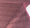 Raspberry mohair velvet laid flat showing how the berry color shifts in the light