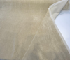 Warm beige mohair velvet for sofas and club chairs, 50% mohair