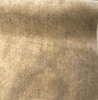 Fabricut mohair velvet in Brown Sugar camel tan on the bolt showing the selvage