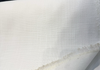 White performance upholstery fabric with subtle tonal slubs, Valdese Palm