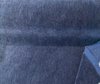 Ocean Blue Commander mohair velvet showing the heathered blue pile