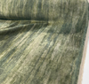 Mirage Greenery green mohair velvet showing the abstract marble-like streaks