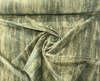 Close-up of Mirage Greenery sage and moss green strié mohair velvet pile