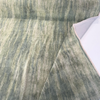 Mirage Greenery green mohair velvet draped to show the streaked pile, shown lighter than in person
