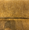 Fabricut mohair velvet in Cognac gold, a heathered golden ochre upholstery velvet