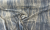 Close-up of the Mirage Galaxy mohair pile in blended blue, gray and smoky charcoal