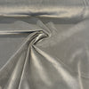 Crypton Sintra Slate gray performance velvet draped in a swirl to show the sheen