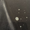 Water beading on Crypton Sintra Black velvet, close-up