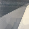 Gray backing side of Crypton Sintra Shark velvet fabric
