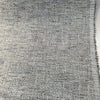 Selvage edge of gray tweed Crypton Rushdie chenille upholstery fabric