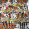 Bowie Gypsy Arizona Desert geometric chenille on the roll showing the selvage
