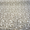 Valdese Marsa Fidget Straw abstract geometric chenille upholstery fabric laid flat