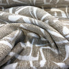 Valdese Marsa Fidget Straw chenille gathered to show the soft texture