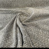 Fabricut Casio Dove gray boucle swirled to show drape