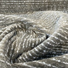Fabricut Casio Dove gray boucle gathered to show texture