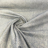 Fabricut Minetta Sky Blue boucle swirled to show drape