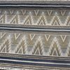 Valdese Taos Clay Southwestern chenille upholstery fabric laid flat
