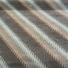 Fabricut Monza Sage seafoam, olive and sand flame stitch stripes on the roll