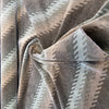 Fabricut Monza Sage diagonal ikat stripe velvet swirled to show the pile
