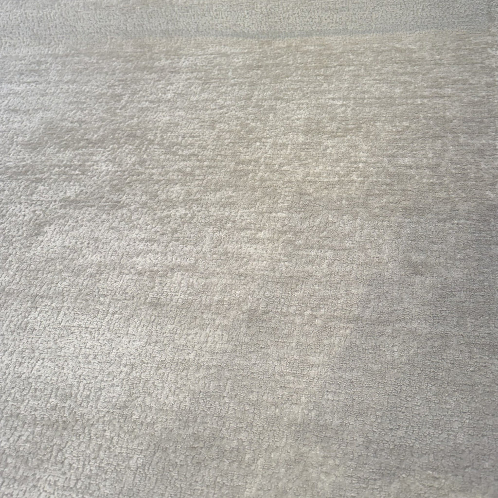 Crypton Performance Dawson Light Granite plush chenille upholstery fabric on the roll