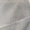 Close-up of Crypton Dawson Grey plush chenille texture and selvage
