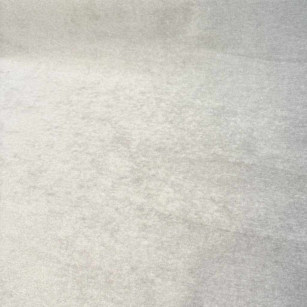 Crypton Performance Capri Pearl light gray velvet upholstery fabric laid flat