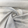 Crypton Capri Pearl silver gray performance velvet swirled to show drape