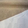 Crypton Lola Wheat chenille folded back to show the white backing