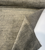 Geller Truffle taupe chenille fold showing face and reverse