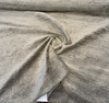 Geller Truffle taupe chenille swirl showing the drape