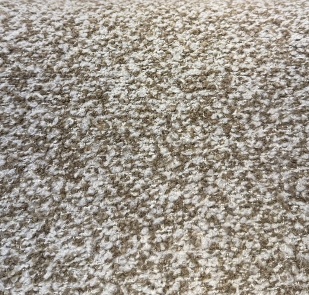 Talara Doe earth tan heavy boucle chenille upholstery fabric
