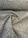 Talara Doe earth tan boucle fold detail