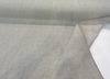 Boardwalk Stone performance fabric fold showing face and backing