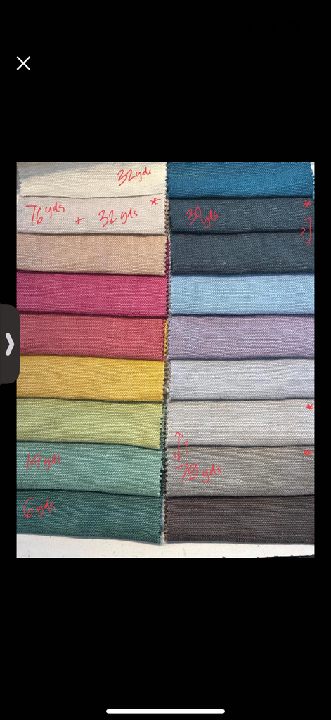 Muldon Irish heavy linen by the yard