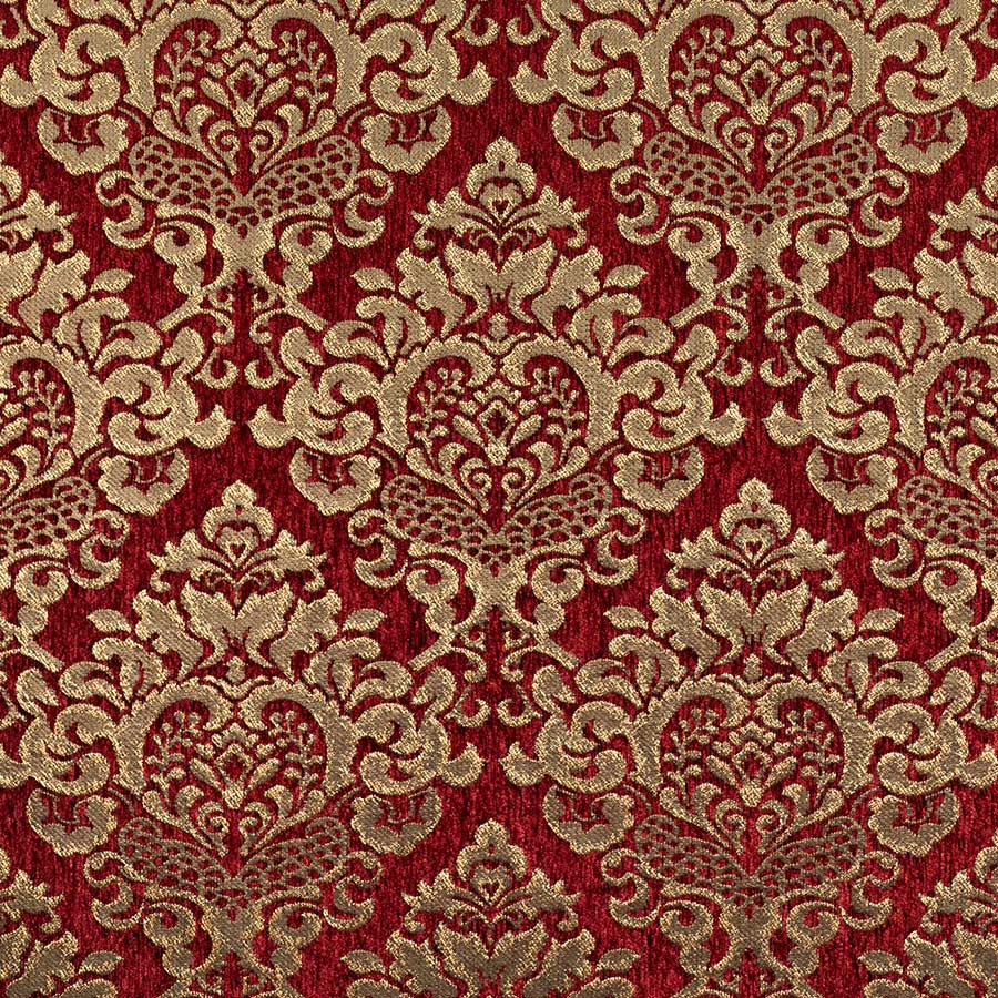 Cali Fabrics  Burgundy Upholstery Suede