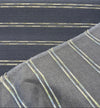 Sunbrella Wayward Indigo Blue Stripe Upholstery Outdoor Fabric By the yard