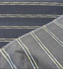 Sunbrella Wayward Indigo Blue Stripe Upholstery Outdoor Fabric By the yard