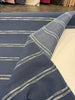 Sunbrella Wayward Indigo Blue Stripe Upholstery Outdoor Fabric By the yard